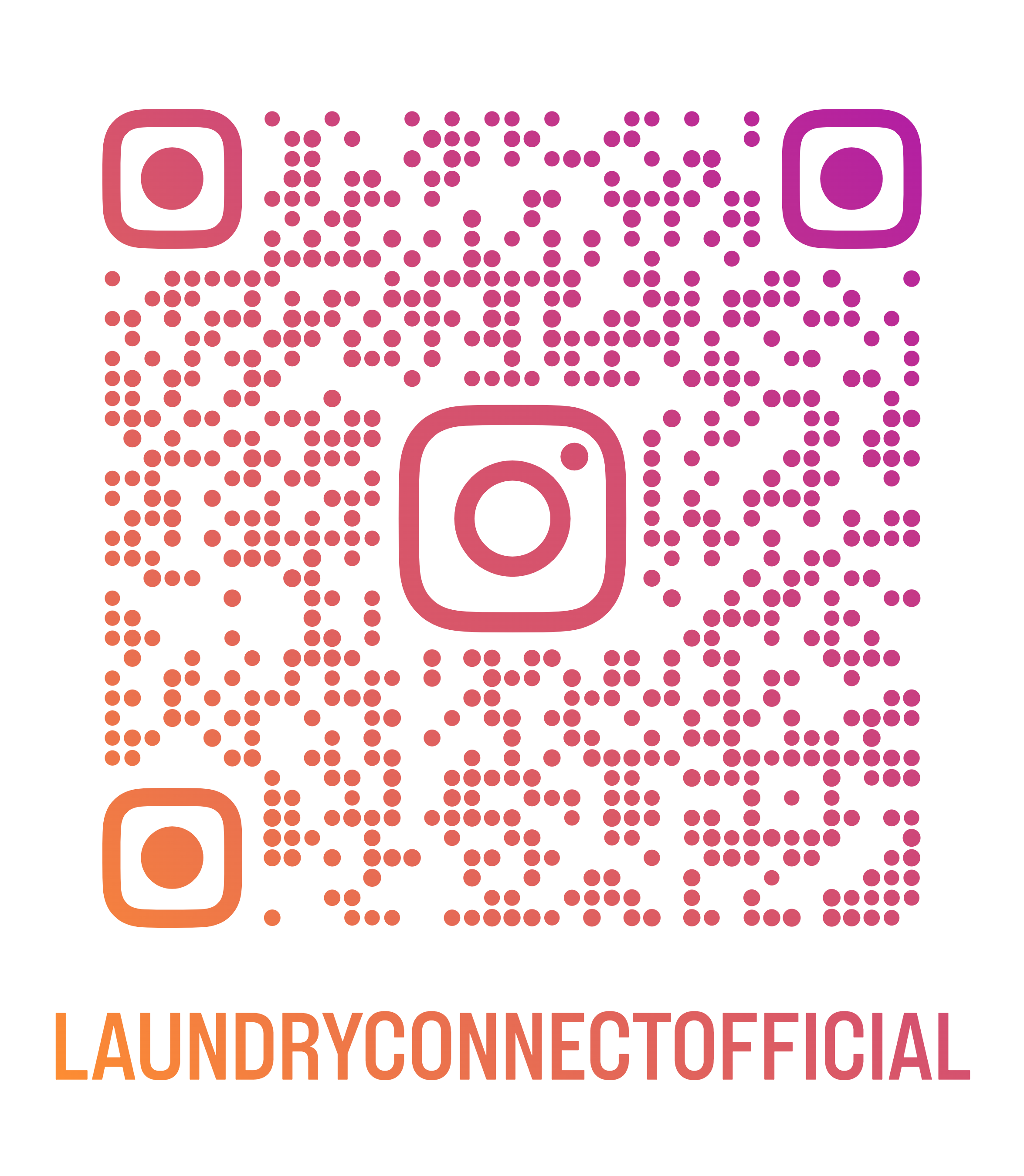LaundryConnect Instagram QR code